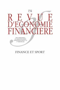 Revue d'économie financière N° 154, 2e trimestre 2024 : Finance et sport