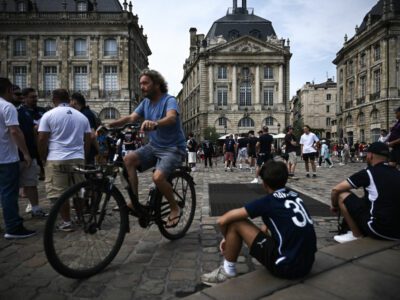 Des supporters des Girondins de Bordeaux