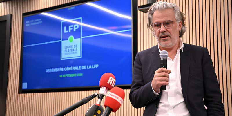 Portrait de Vincent Labrune après l'assemblée générale de la LFP